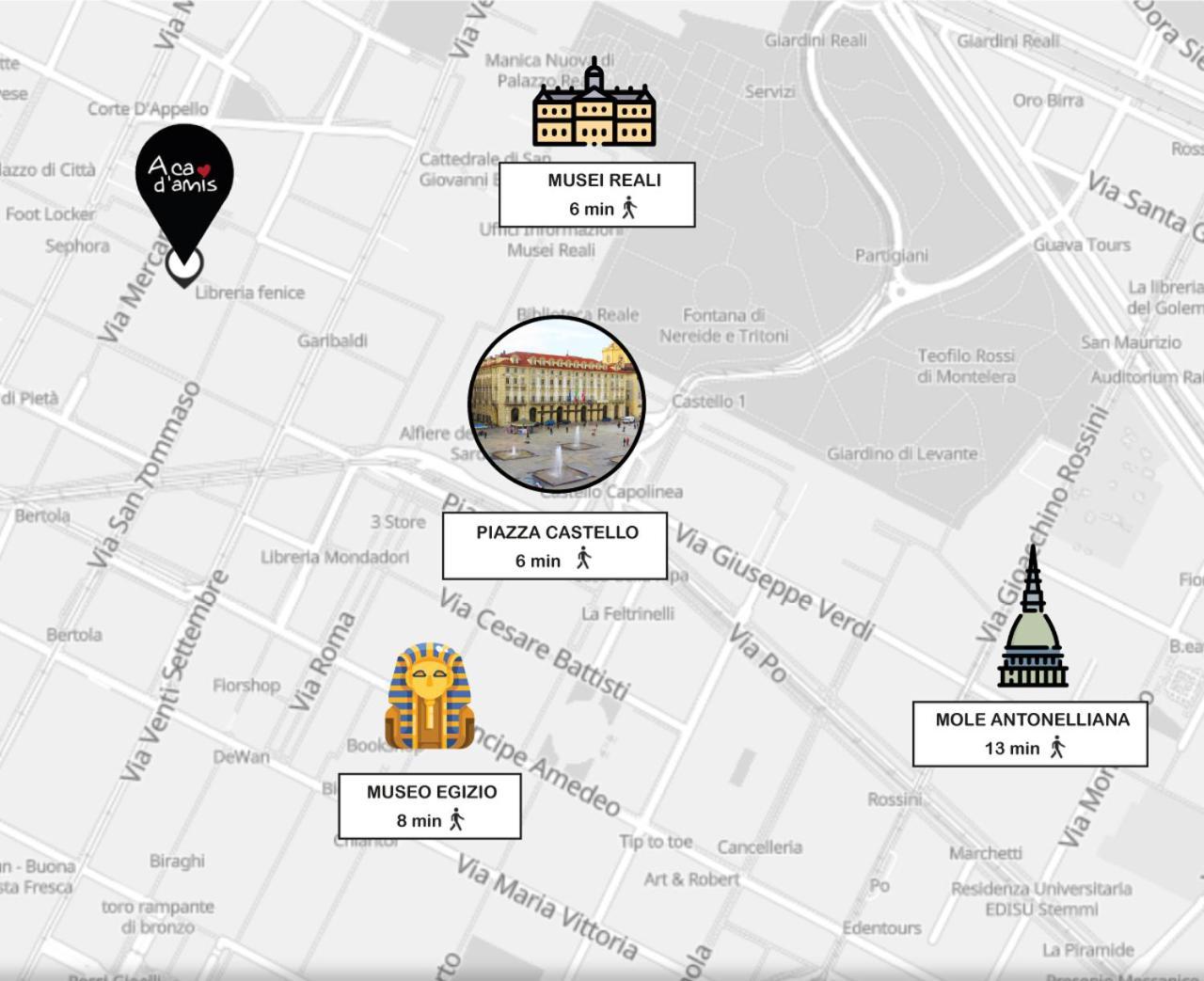 Acadamis - Garibaldi 9 Bis - Piazza Castello Apartment Turin